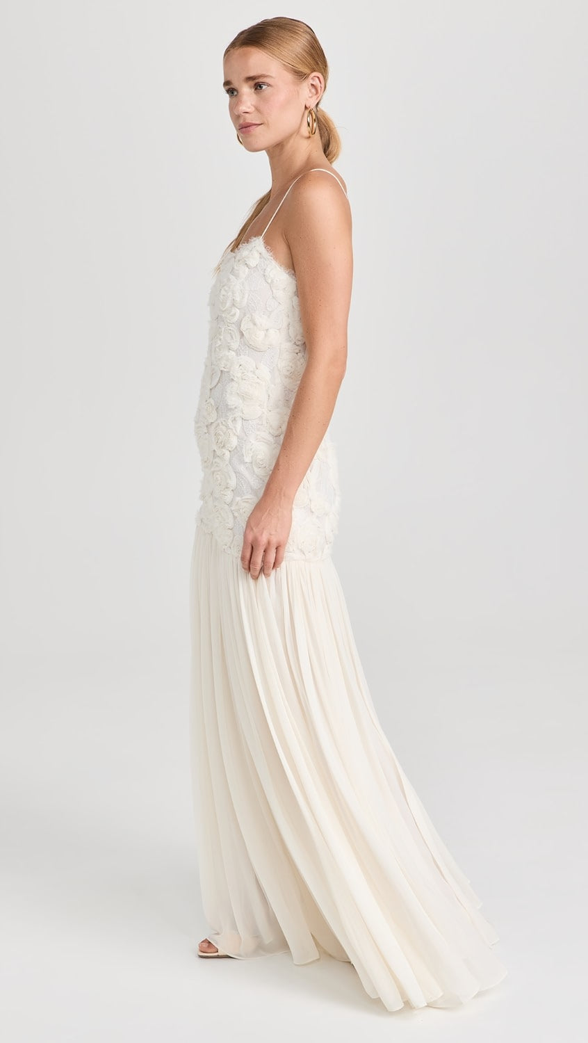 Flower Chiffon Dress