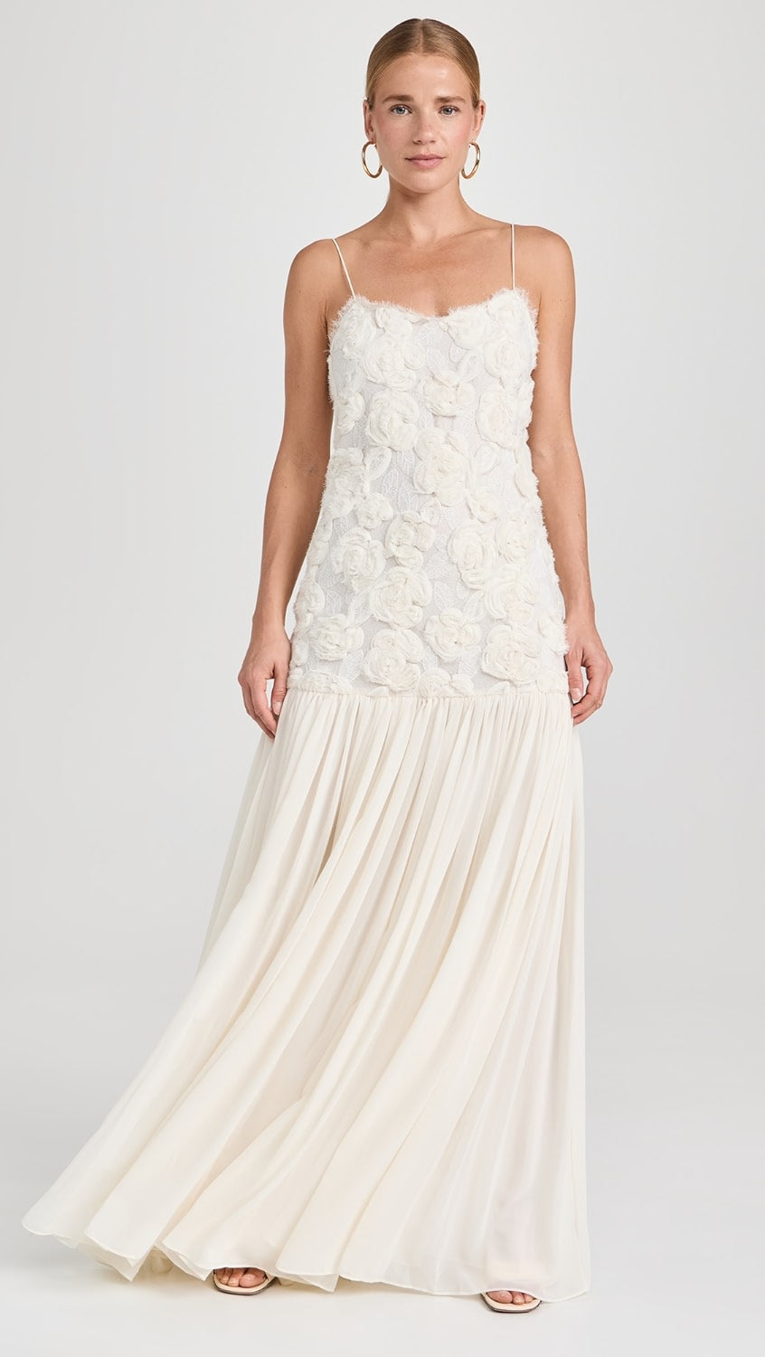 Flower Chiffon Dress
