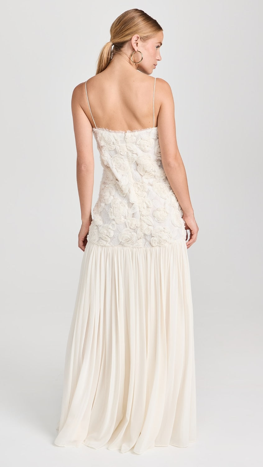 Flower Chiffon Dress