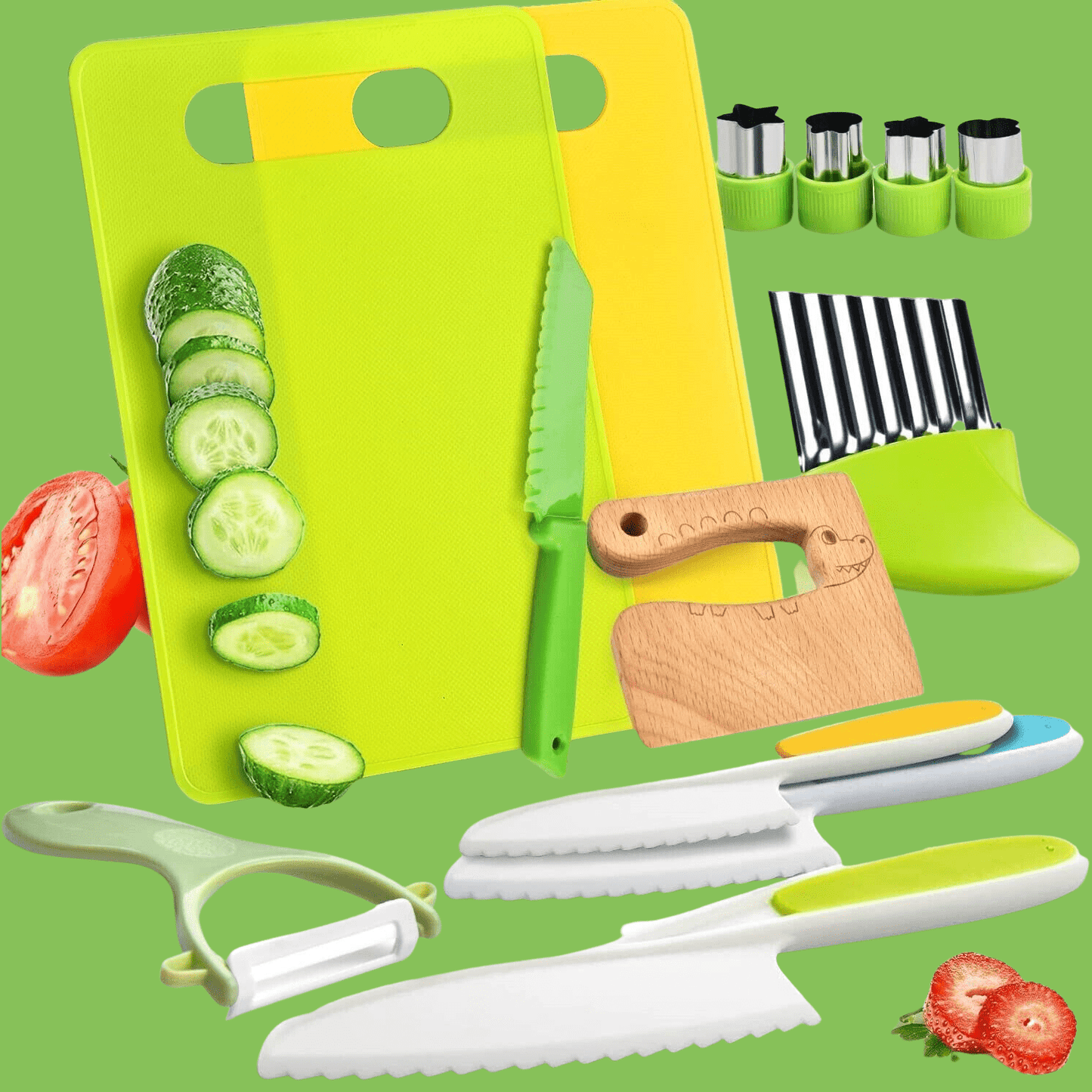 Little Chef's Deluxe Kitchen Set for Kids 🍳🥕🍓🍽️