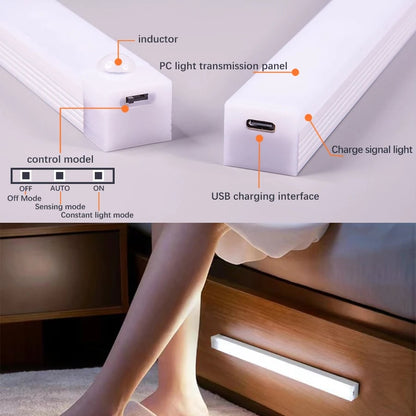 💡Punch-free Smart Sensor Magnetic Rechargeable LED Lights