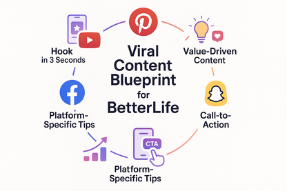Scripts and Viral Ideas of a new business for Organic Reach on Social media and different platforms like Youtube, Pintrest, TikTok, Snapchat, Facebook and Instagram.. etc