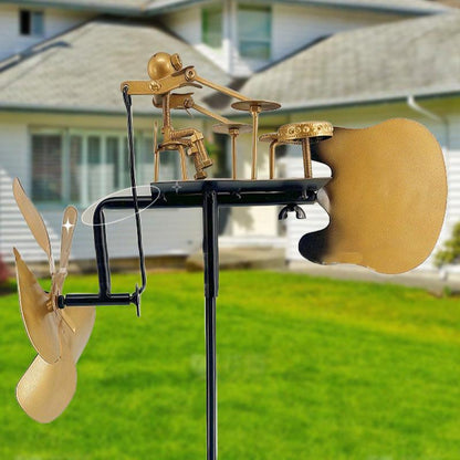 BetterLife™ WindBeat Rockmill | Handmade Metal Music Wind Spinner